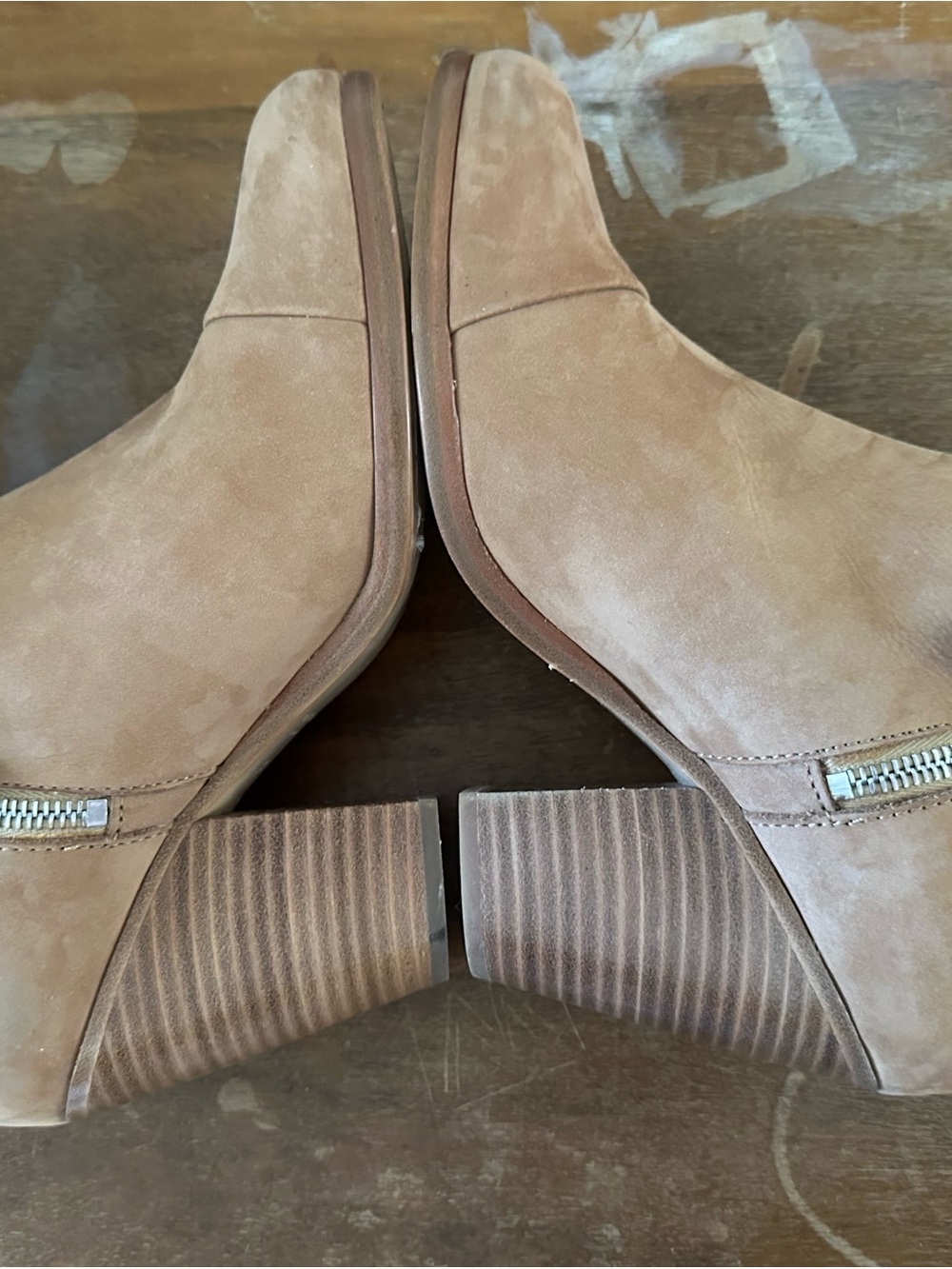Rag & Bone Margot Women's Tan Suede Ankle Booties with Side Zip size 39 NEW - Picture 6 of 8